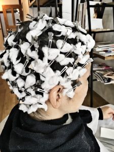 硬い直毛をクセ毛っぽく