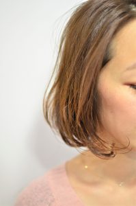 春BOB❢もパーマをかければスタイリングが超簡単～