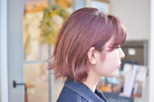 最近はピンクっぽいカラーもキレイで人気ですよ◎