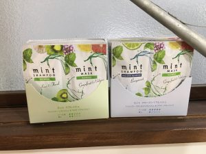 ミントシャンプーが大活躍中です～