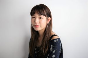 ロングスタイルのカール　iPhoneのライトを駆使した夜の撮影会