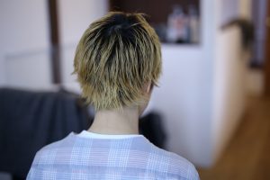 先日発売したＴＨＲＯＷの”カラーシャンプー”、ブリーチしたての金髪に使ってみました！