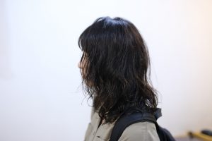 伸ばし中ならパーマでイメチェン！デジタルパーマ、イイですよ。