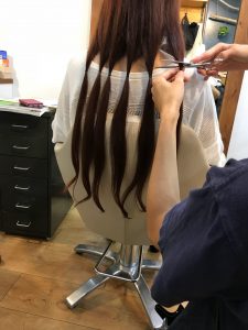 初めての試み！”ヘアドネーション”