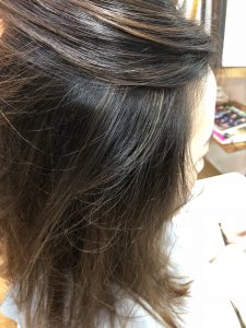 カラーして数か月後の根元の黒い部分が気になる方へのオシャレカラー◎