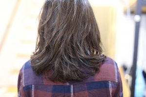 スタイリングを楽にするならデジタルパーマが◎　バッサリカット！