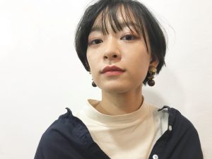 秋冬の撮影・・・ハンサムショート。