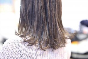 半年前にいれたハイライトがまだまだ活躍中◎