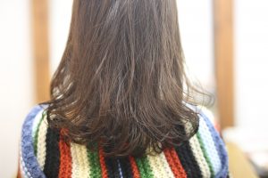 デジタルパーマでワンカール→柔らかな質感◎