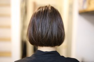 梅雨時期に短くしたくなったらシンプルなBOBが確実です。