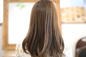 半年前にいれたハイライトがまだまだ活躍中◎