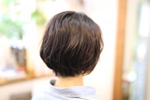 秋冬のショートはえりあしスッキリが◎