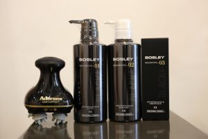 毎日のシャンプー＆トリートメント＆頭皮美容液で白髪が減るかも？？『BOSLEYブラックプラスシリーズ』