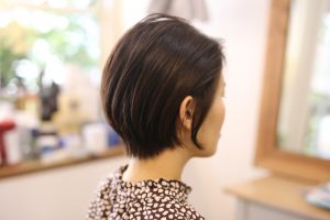 クセの無い毛もやわらかーいショートボブ◎