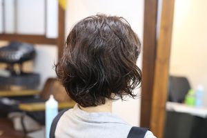 バッサリ切って、デジタルパーマでイメチェン◎